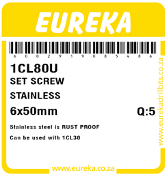 1CL80 - Set Screw & Nut ST/ST -1CL80_Label_T